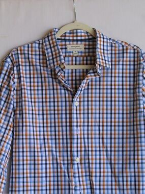 Banana Republic Untucked Fit Wrinkles Resistant Dress Shirt